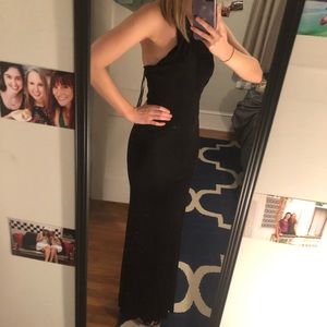 Beautiful black halter Banana Republic dress